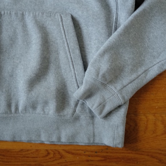 Nike Sportswear Club Fleece Hoodie Gray Pullover Casual Athleisure Size M Lounge - Picture 4 of 10